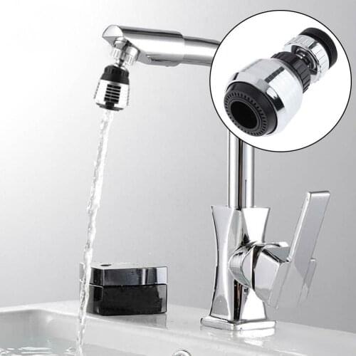 Kitchen Faucet Aerator 360 Degree adjustable Water Shower Diffuser Saving Connector Nozzle Faucet Water B4D8
