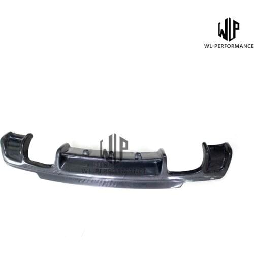 VW Carbon Fiber Rear Bumper Lip Diffuser Car Styling For Volkswagen Scirocco R-LINE Car Body Kit 2014-2016