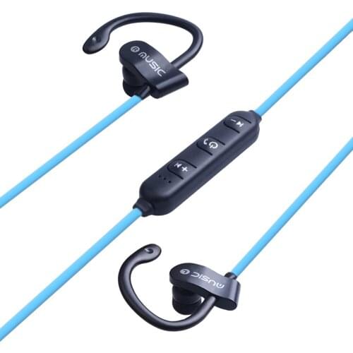Elistop Wireless Bluetooth Headset Ear Hook in-ear Sport running Headphone Stereo Earpiece For Huawei iphone Xiaomi All phone