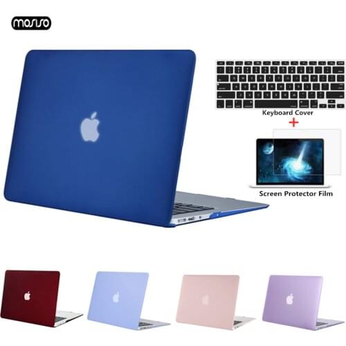 MOSISO New Matte Laptop Case For Macbook Air 13 inch Model A1466 A1369 Cover For Mac Book New Air 13 A1932 with Touch ID 2018