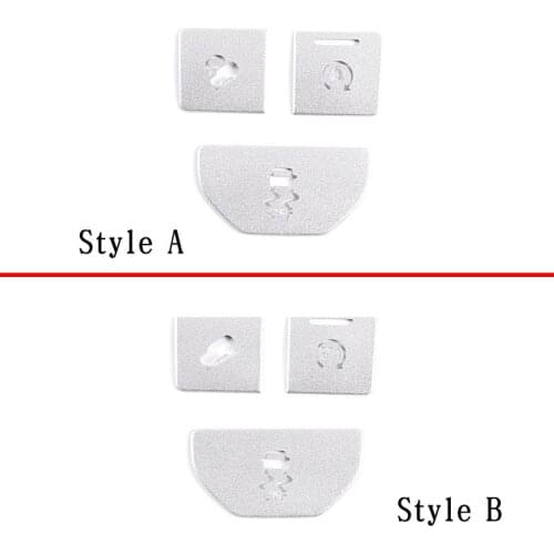 For 2014-2019 Land Rover Range Rover Evoque stainless steel start-stop button sticker car interior accessories