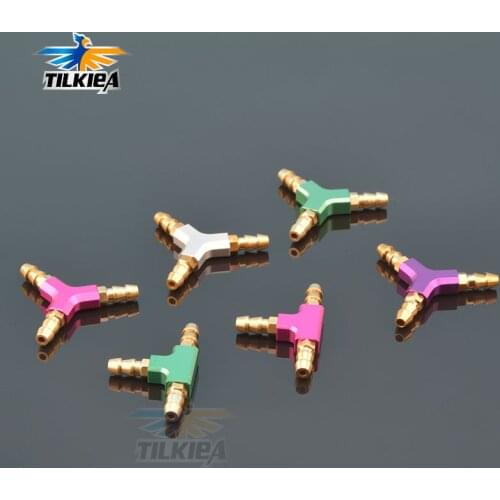 4 Colors Available Rc Boat 3-Way Water cooling Nozzles 5mm Fuel Nozzle For Electric Methanol Gasoline Boat