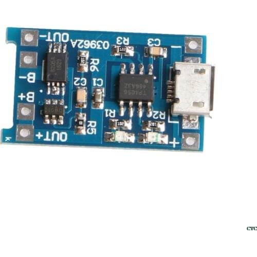 Micro 5V 1A USB 18650 Lithium Battery Charging Board Module+Protection