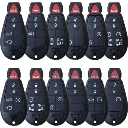 New Fobik Keyless Remote Smart Prox Start Key Fob Shell Case For Dodge Charger Magnum Challenger For Chrysler 300 2008-2012