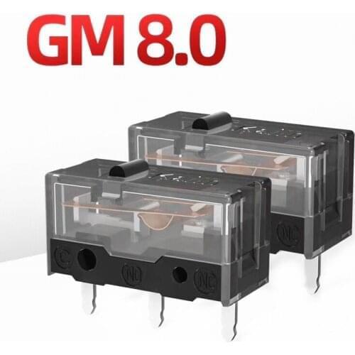 New high quality Kailh micro switch 80 million click game mouse micro switch can replace mouse 3pin micro D2FC-F-7N D2FC-F-K 50M