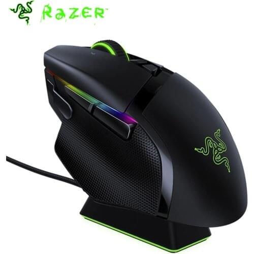 Razer Basilisk Ultimate Edition wireless gaming mouse 20000DPI RGB base HyperSpeed wireless technology about 100h battery life