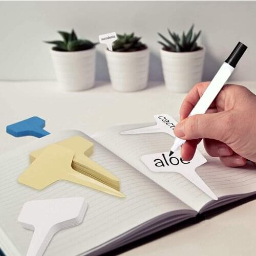 Garden Markers Plant Labels T-Type Plant Tags Outdoor Garden Sign Reusable Waterproof Plant Marker for Nursery 500 Pcs