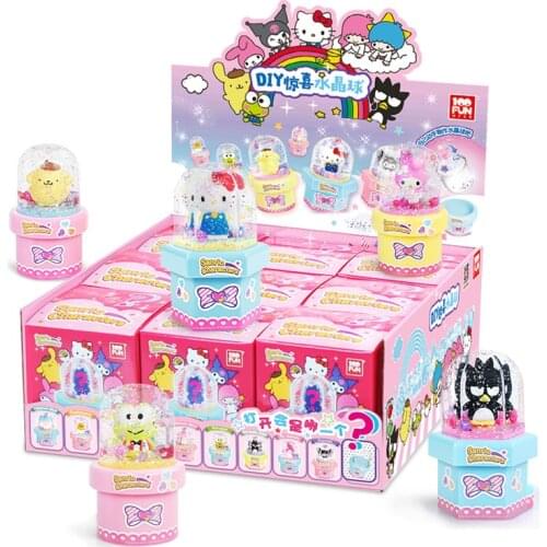 Disney SeriesBlind Box Toys Surprise Crystal Ball Blind Box kitty Mymelody Kerokero Keroppi Dog Purin Doll Toys Girls Gifts