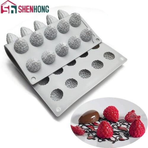 SHENHONG Cake Decorating Mold Peanut 3D Silicone Baking Mould For Chocolate Brownie Mousse Make Dessert Tools
