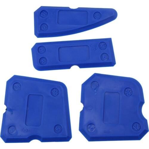 4pcs/set Window Door Glass Cement Scraper Tool Silicone Sealant Spreader Spatula Scraper Cement Removal Tool Kit