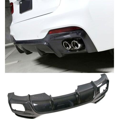 Carbon fiber Rear Lip Diffuser Spoiler Fit For BMW F16 X6 M-Sport