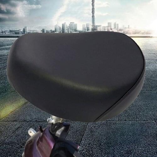 Widen Comfy Electric Bicycle Sports Saddle Seat Pad Cushion Dual-Spring Memory Sponge Pad Shock Absorber Anti-slip Waterproof
