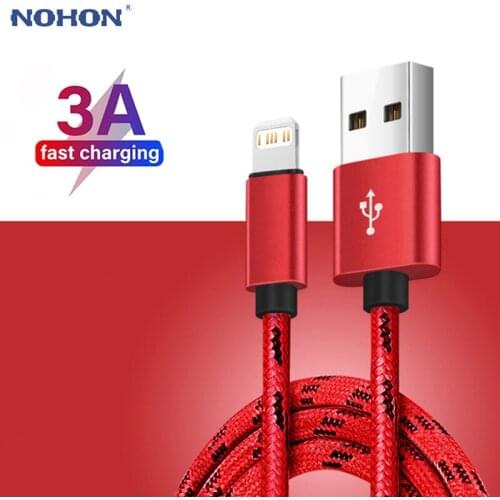 1m 2m 3m USB Charger Cable For iphone 7 8 6 6S Plus 5 5SE X 10 XR XS Max ipad Fast Charging Mobile Phone Origin Data Wire Cord