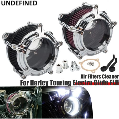 Motorcycle Air Cleaner Filters Transparent Intake Air Filter For Harley Touring Electra Glide FLH 2017-2020 Softail FXST 18-2020