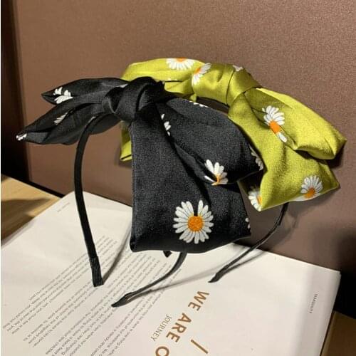 Big Bow Headband for Women Fashion Daisy Hair Accessories
