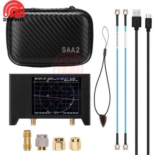 2.8Inch Display NanoVNA V2 Version VNA HF VHF UHF UV Vector Network Analyzer SAA-2N 3G Antenna Analyzer Built-in 2000mAh Battery