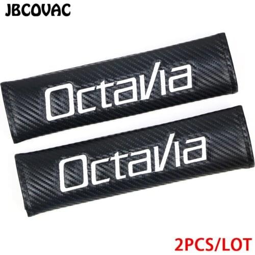 2pcs/lot Car Styling Accessories Auto Sticker Shoulder Padding Cover Case For Skoda Octavia Yeti Rapid Superb Fabia Karoq Kodiaq