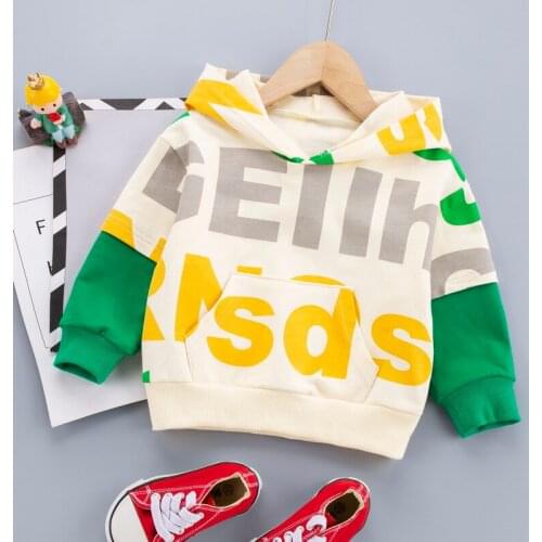 2021 Cartoon Boy Hoodies Clothes Set Spring Autumn Cotton Toddler Clothing Long Sleeve Streetwear Coat 1 2 3 4 Years