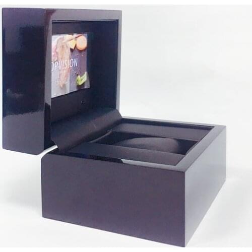 4.3-Inch Screen Display Videos And Pictures Black Gift Box Manufacture Handmade LEXINGDZ