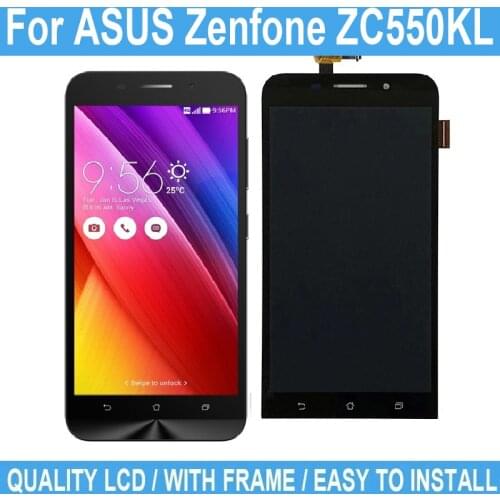 5.5" New LCD For ASUS Zenfone Max ZC550KL Digitizer Display Screen Replacement For ZC550KL LCD Display Touch Screen With Frame