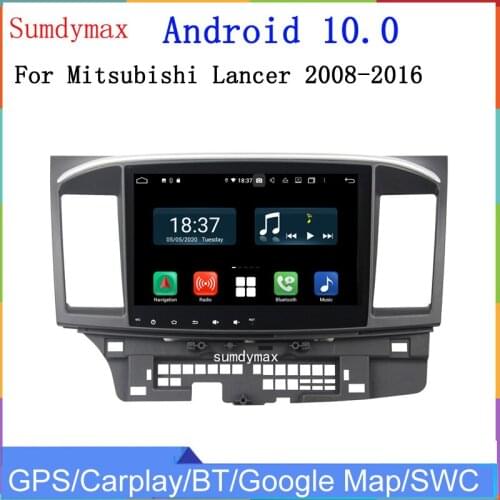10.1 inch android 10 car radio for MITSUBISHI Lancer EVO 2010-2016 car multimedia gps navigation player stereo DSP headunit BT
