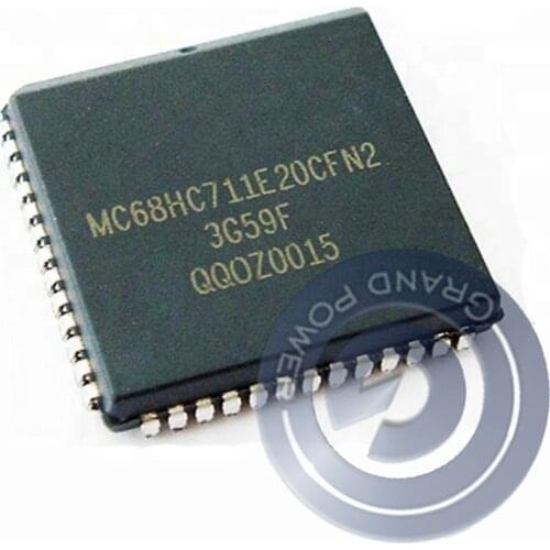 Free Shipping 2pcs/lot MC68HC711E20CFN2 MC68HC711E20 MC68HC711 PLCC52 new original stock