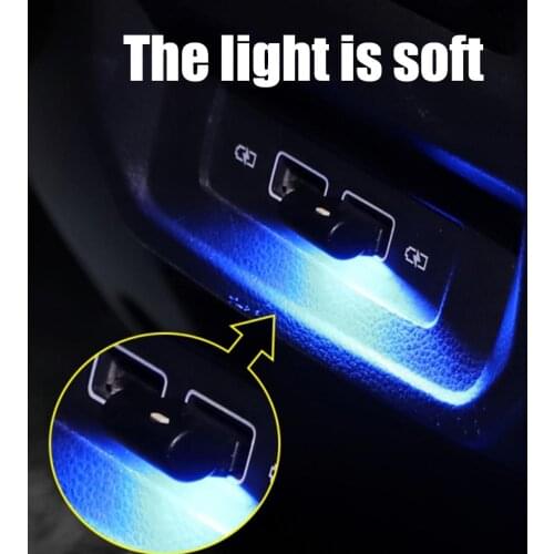 Colorful Mini USB Light LED Modeling Light Car Ambient Light Neon Interior Light Car Interior Interior Car Light USB Interface