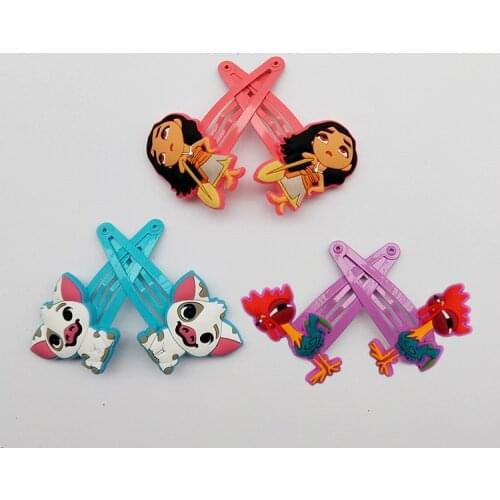 Disney Moana Anime Headwear Kids Accessories Cartoon Hairband Child Girls Hair Pin Birthday Gifts New