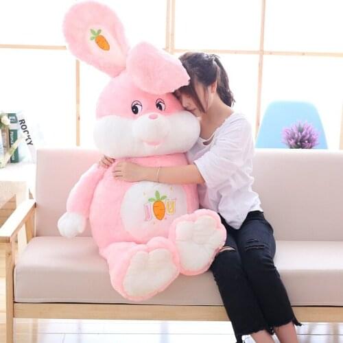 Dorimytrader New Lovely 150cm Huge Soft Cartoon Rabbit Plush Doll Stuffed Anime Bunny Toy Animal Pillow Baby Gift 59inch