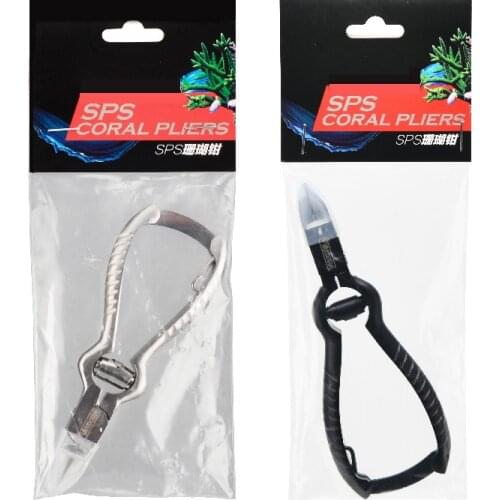 DW Aquarium Vastocean Coral Sps Scissors Stainless Steel Fish Reef Tank Tools Clamp Black Bone Cutter