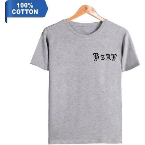 WAWNI Bizarrap T Shirt Fashion Tops Womens Men Casual Cotton Polyester Short Sleeved Tops 100% Cotton Tshirt 2021 New Tee