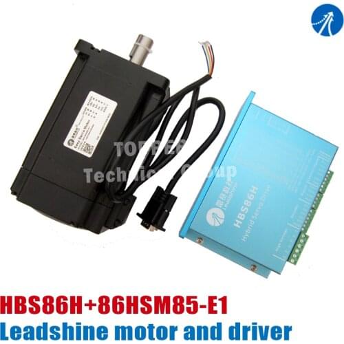 Brand New Leadshine Hybrid servo Drives HBS86H work 24-80VDC or 18-60 VAC fit the servo motor 86HSM85-E1(86HBM80-01-1000)