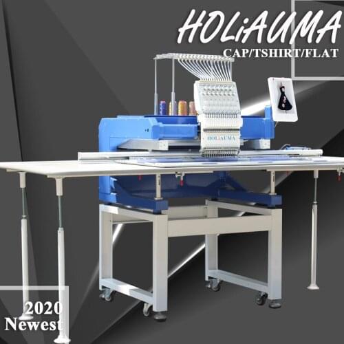 Computerized Single/double head embroidery machine for hat/cap/T-shirt/cloth/garmen swf 2 head monogram embroidery machine