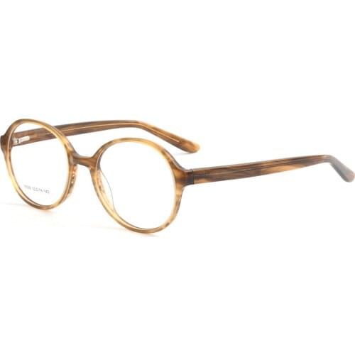 Men Round Eyeglass Frames for Women Vintage Retro Acetate 2020 Fashion eyeglasses classic full rim prescription glasses eyewear