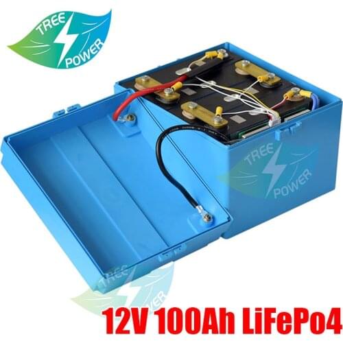 12V 100Ah LiFePO4 battery 12.8V Lithium iron phospha For RV Campers Golf Cart Off-Road Off-grid Solar Wind batteries