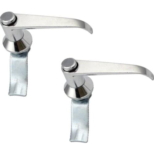 Metal Cam Lock with L Shaped Handle Fit 1-6mm Thickness Door Cabinet Drawer Mailbox Lock MS301-2