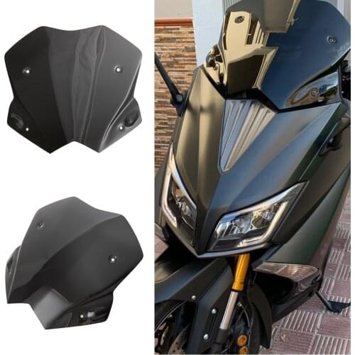 Motorcycle Windshield Bubble Windscreen Black Wind Deflector For Yamaha T-MAX TMAX 530 12-16 TMAX530 2012-2016