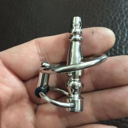 Male Masturbator Urethral Sounds Dilators Penis Plug Stainless Steel Chastity Urethra Catheter Cock Rings Sex Toys For Men
