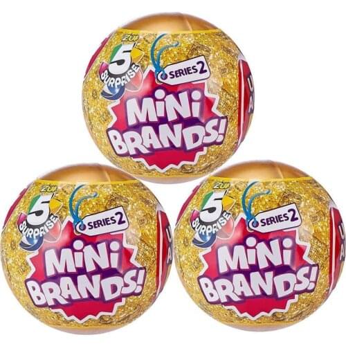 New 5 Surprise Dolls Mini Brands Mystery Capsule Real Zuru Original Blind Boy Surprise Toy Anime Figure Kids Toys Gift