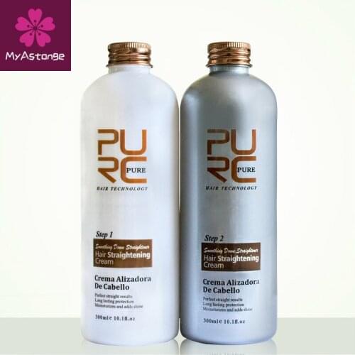 New Products PURC Hair Straightening Cream Set Straightening Hair Keep Hair Shiny and Suppleness