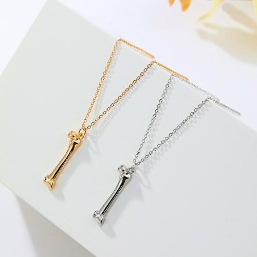 Harong Tibia Necklace Pendant for Medical Nurse Doctor Copper Choker Women Fashion Jewelry Necklaces Long Chain Student Gift