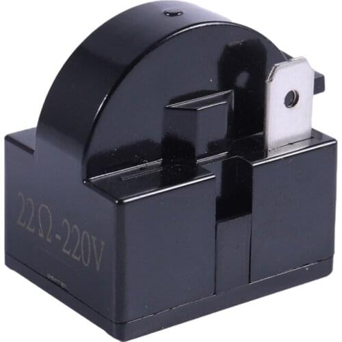 Plastic Case 22 Ohm 2 Pins PTC Starter Relay for Refrigerator