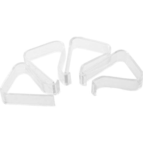 PPYY-4 Pieces Picnic Clips, Spring Tablecloths Tablecloth Clip, Transparent