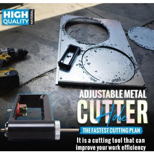 Adjustable Metal Hole Cutter Steel Plate Cutting Tool