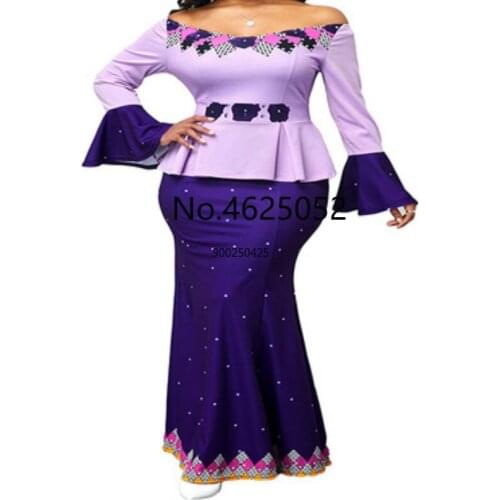 S-5XL Plus Size African Long Dresses For Women 2020 African Clothes Africa Dress Dashiki Ladies Clothing Ankara Africa Dress