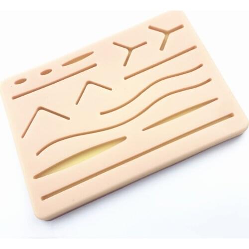 Y Traumatic Skin Suture Training model Pad with Wound silicone suture Practice pad Teaching equipment