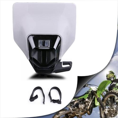 Universal Motorcycle Headlight Headlamp Head Light Lamp Supermoto Fairing