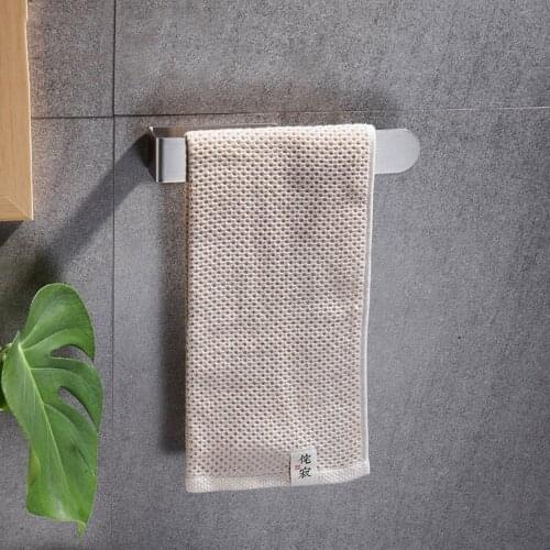 Towel Rail Without Drilling Towel Rail Made Of Stainless Steel Non-perforated waterproof bathroom and kitchen rag storage rack