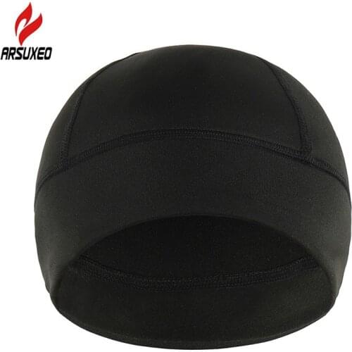 Unisex Winter Windproof Cycling Cap with Thermal Fleece Warm Elastic Ski Skiing Running Cap Head Outdoor Sport Hat for Men Women