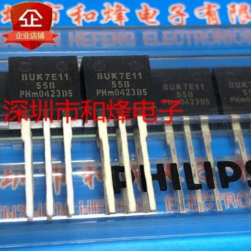 100% New&original BUK7E11-55B TO-262 55V 75A